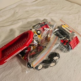 LEGO City Fire Fighter Set 7213 Off-Road Fire Truck & Fireboat COMPLETE