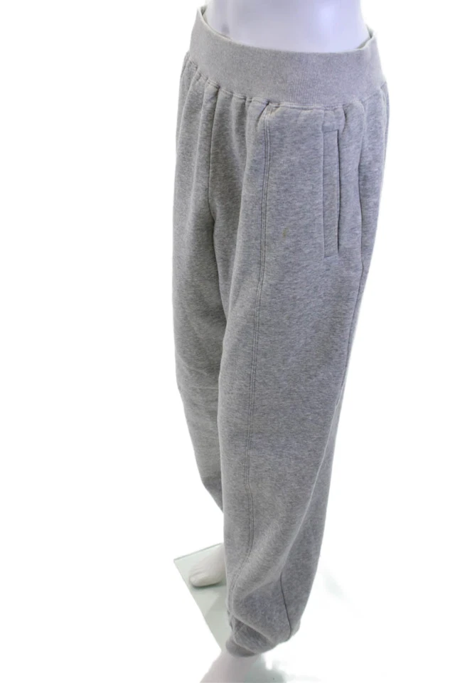 Pantalones deportivos Lattelier unisex grises talla S Foto 2 de 4