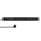LogiLink PDU7C02 19" Steckdosenleiste 7-fach, mit Netzfilter u. Überlastschutz