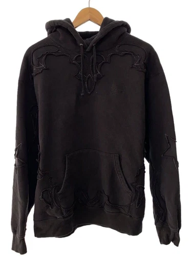 Felpa Supreme Hoodie L Western Cut Out con cappuccio cotone nero usata