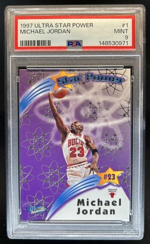 1997-98 Fleer Ultra Michael Jordan Star Power #1 SP Bulls PSA 9