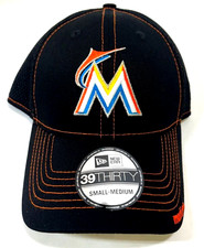 Miami Marlins MLB NE Team Neo Flex-Fit Hat - Black