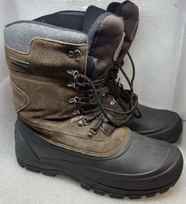 Field & Stream Men's Brown Pac Work Boots Size 11 400g 3M Thinsulate Insulation