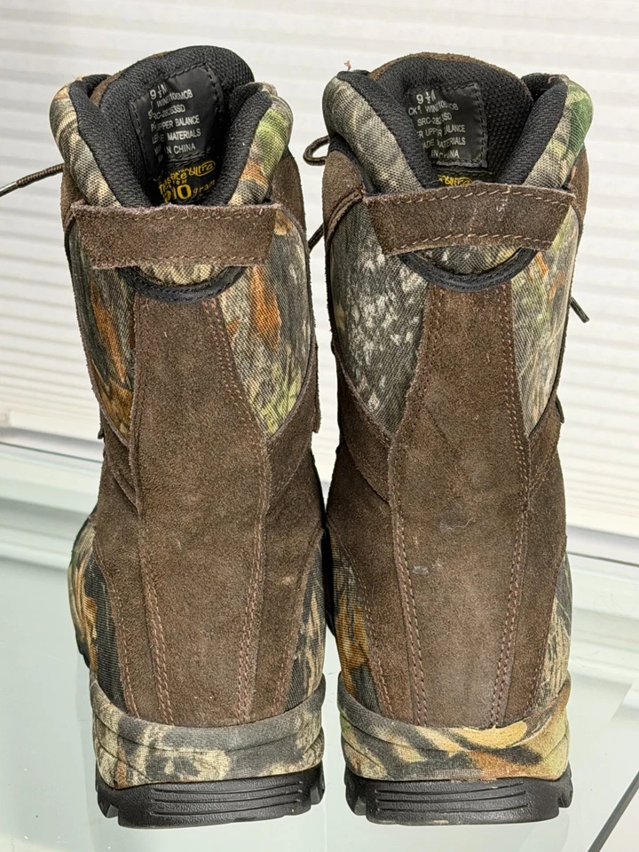 Winchester Series Camo Boots Thinsulate Men’s 9.5M Leather Hunting Waterproof - Image 2 of 4