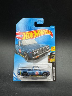 HOT WHEELS 2019 #138 BLUE MAZDA REPU PICKUP TRUCK NIGHTBURNERZ