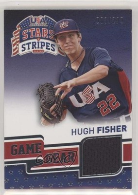 2015 Panini Stars and Stripes Game Gear 3/299 Hugh Fisher #40 gn7