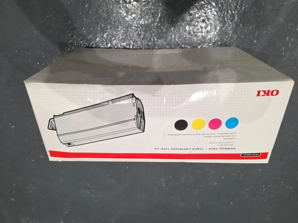 Oki Rainbow Pack Type C4 New Genuine Pack Of 4 Cartridges  OKI 01101001 - Image 3 of 4