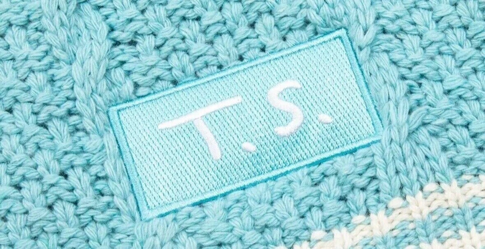 Новый Taylor Swift 1989 ТВ (версия Taylor) кардиган синий размер S в руке - Изображение 4 из 4