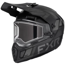 FXR Clutch X Helmet w/ Electric Shield Heated Light Quick-Release Black Ops