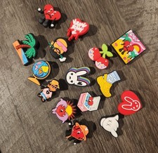 Lot of 11 Shoe Charms for Crocs Un Verano Sin Ti, Bad Bunny Theme New!