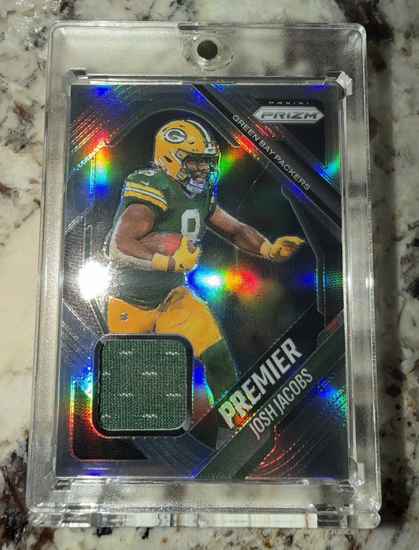 Panini Prizm Josh Jacobs Premier Jerseys Memorabilia #PJY-JJA Packers NFL