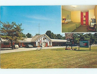 Pre-1980 MOTEL SCENE Whites River Junction - Hartford Vermont VT hk0549@