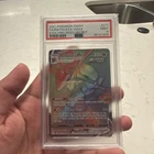 Pokemon PSA 9 Rayquaza VMAX 217/203 Evolving Skies Rainbow Rare Secret Rare