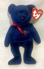 Rare Ty 2003 UK Exclusive Beanie Babies SPARKS The Bear Bonfire Night VGC