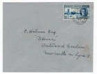FALKLAND ISLANDS 1946 VICTORY OMNIBUS 3D ON FIRST DAY COVER TO ENGLAND