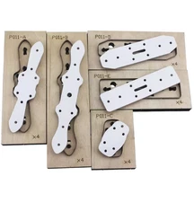 5 Style Belt Head Leather Cutting Die, Punch Tool Cutter Embossing Template