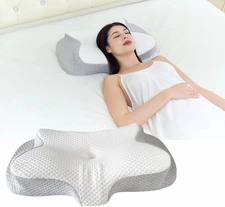 Memory Foam Cervical Pillow Orthopedic Support side back stomach