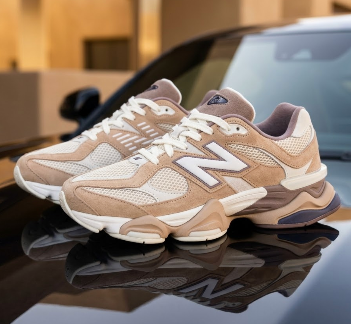 New Balance 9060 Earth Shadow Flat Taupe U9060ETN Mens New | eBay