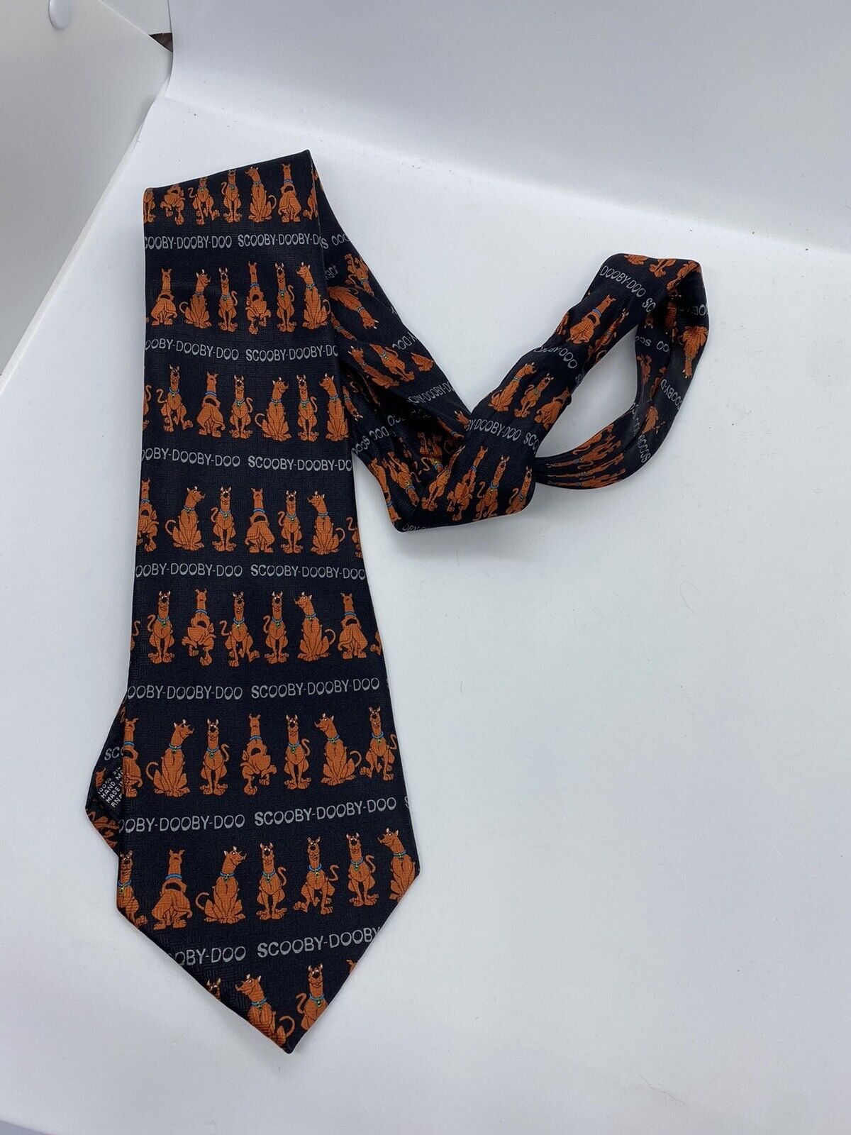Cute Silk Neck Tie of Scooby Doo Men's Necktie 2001