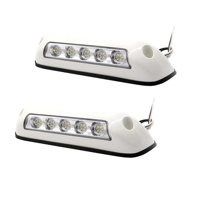 2x Boat Awning Light RV Caravan 12V LED Yacht Camper, Waterproof eBay