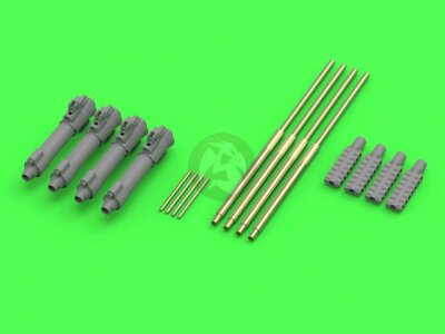 Master 1/35 MK 103 Cannon Barrels 3cm Flakvierling 103/38 (Das Werk) GM-35-059