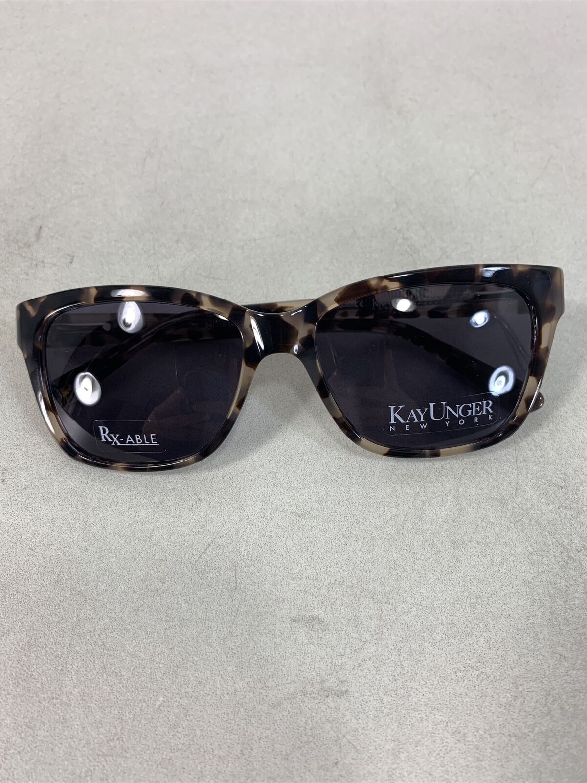 Kay Unger Women's K619 54 mm RX-Able Tortoise Sunglasses New