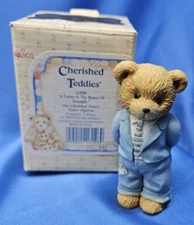 Cherished Teddies "A Father is the Bearer of Strength" Our Cherished Family 1993