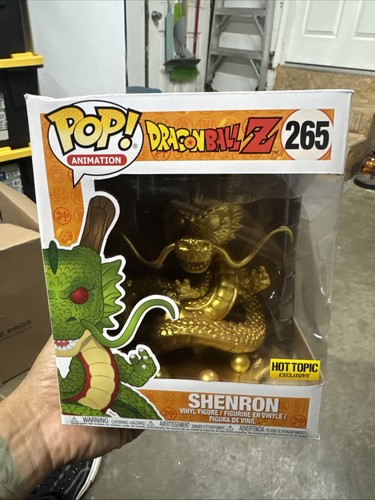 Dragonball Z Gold Shenron 6" Funko POP #265 Hot Topic Exclusivo DBZ Dragon Ball - Imagen 1 de 6
