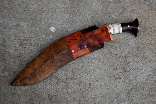 12 inches long Blade kukri Machete-Gurkha khukuri-Tempered-sharpen-Ready to use - Picture 8 of 8