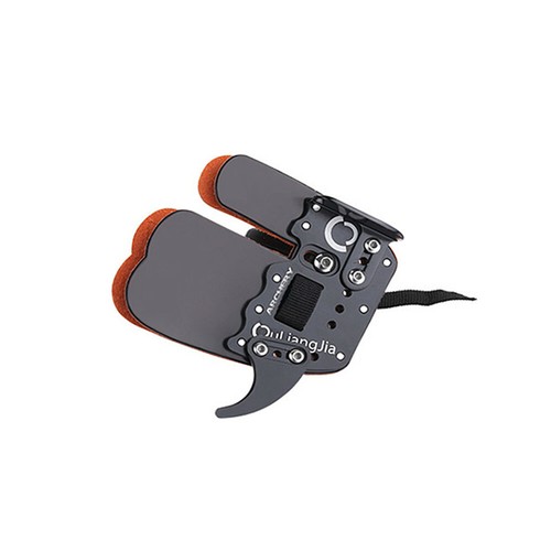 Finger Guard Tab Recurve Bow Hunting Protect Gear Cow Leather Archery Shooting - Picture 13 of 15