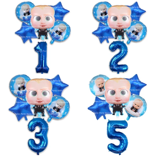 Boss Baby Birthday Balloons Boss Baby Party Foil Balloons Boss Baby  Decorations