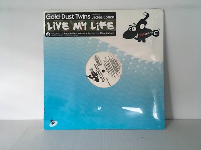 Gold Dust Twins feat. Jackie Cohen- Live My Life - Submarine Records SEALED LP