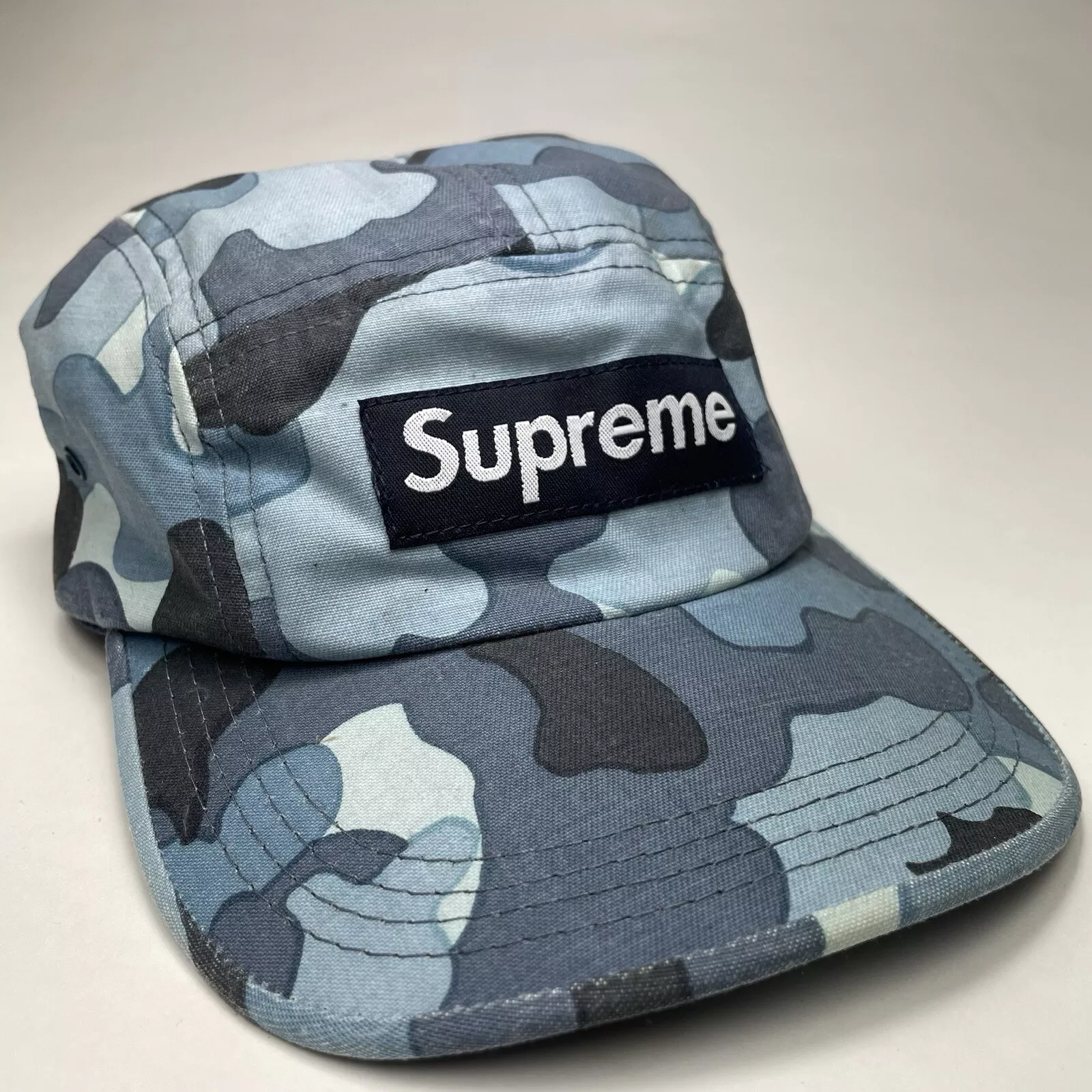 Casquette de camp vintage Supreme Bubble Camo
