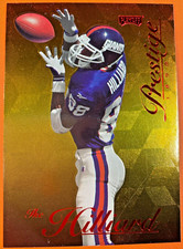 1998 PLAYOFF PRESTIGE HOBBY GOLD #78 IKE HILLIARD SERIAL #ED 21/25 GIANT'S