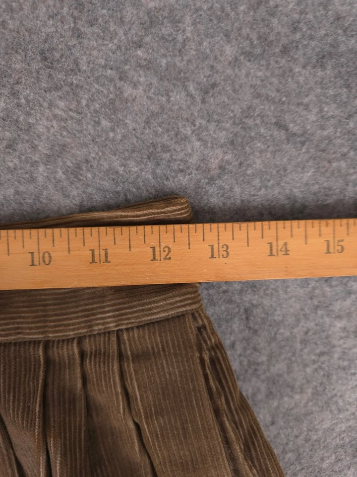 🧵 Falda Pana Etiqueta Azul Ralph Lauren Vintage Años 80 90 Talla 6 Hecha en EE. UU. 🍂 Foto 2 de 4