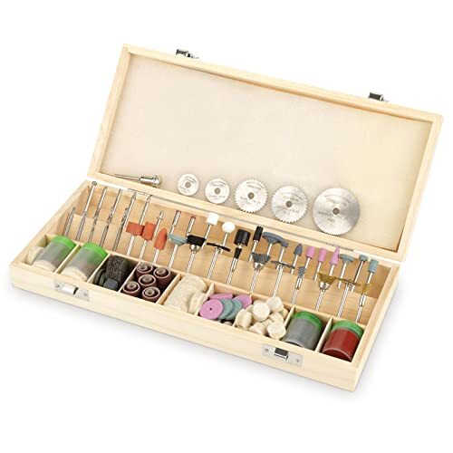 Kit Accessori Multiuso 242 Pz per Utensile Rotante 1/8" Levigatura