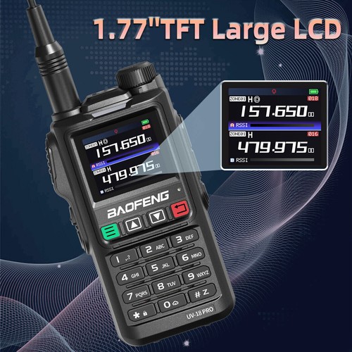 BaoFeng UV-18 Pro Max GPS Walkie Talkie Opaska powietrzna dalekiego zasięgu Tow Way Ham Radio - Zdjęcie 12 z 23
