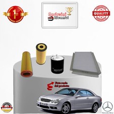 KIT TAGLIANDO 4 FILTRI MERCEDES CLASSE CLK 270 CDI 125KW 170CV DAL 2004 -> 2005