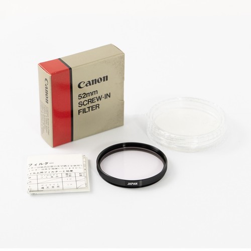 Canon 52mm Skylight 1x Filter W. Box original MADE in Japan - Picture 7 of 7
