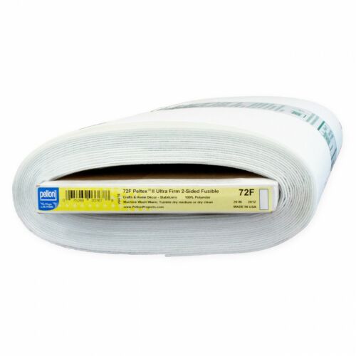 72F Peltex Double Sided Fusible Stabilizer Pellon 50.8cm x 20cm / 7.8 x 20 inch - Picture 1 of 1