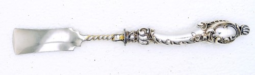 German Silver Handle Pate or Cheese Server blade Marked EH 800 - Picture 2 of 10