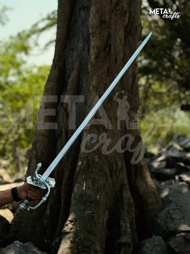 Zorro Spanish Rapier Sword, Real Rapier Fencing Battle Ready Sword, Gift for Him - Picture 10 of 12
