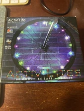 Activ Life Strip LED Bicycle Bike Tire Wheel Lights Multicolor 2 Wheel Pack NEW