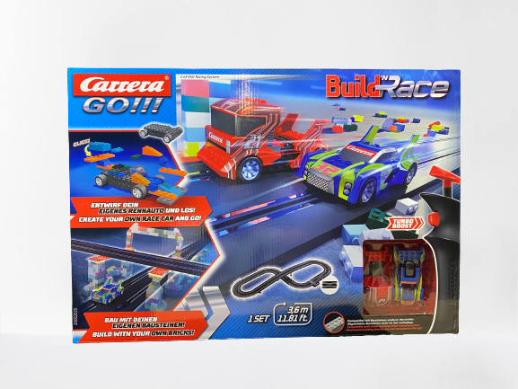 Carrera GO Rennbahn Autorennbahn Build &#039;n Race - Racing Set / Grundpackung 62529