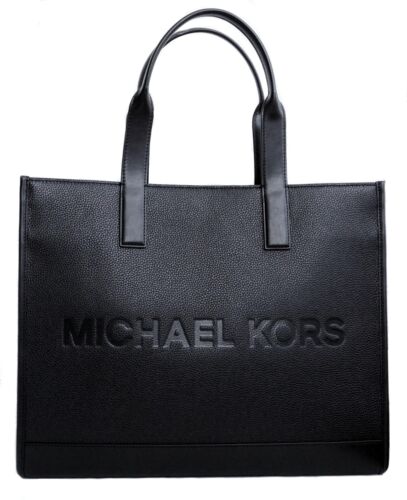 Sac Michael Kors sac bandoulière Cooper XL logo structuré cuir mort neuf - Photo 7 sur 15
