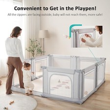 Brand New Doradotey Baby Playpen, Shape Size Adjustable , Foldable Play Center,