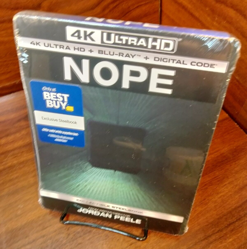 Nope Steelbook (4K+Bluray) NEW (Sealed)Free Box Shipping with