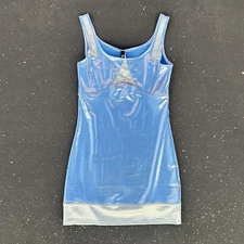 Forplay Romy High School Reunion Blue & Silver Y2K Dress Costume 551533 S/M