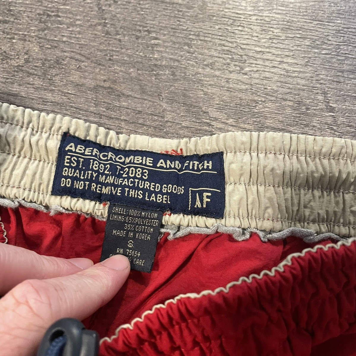 Abercrombie and Fitch パラトルーパー S ベージュ VTG Abercrombie & Fitch Pants Mens S Military Paratrooper