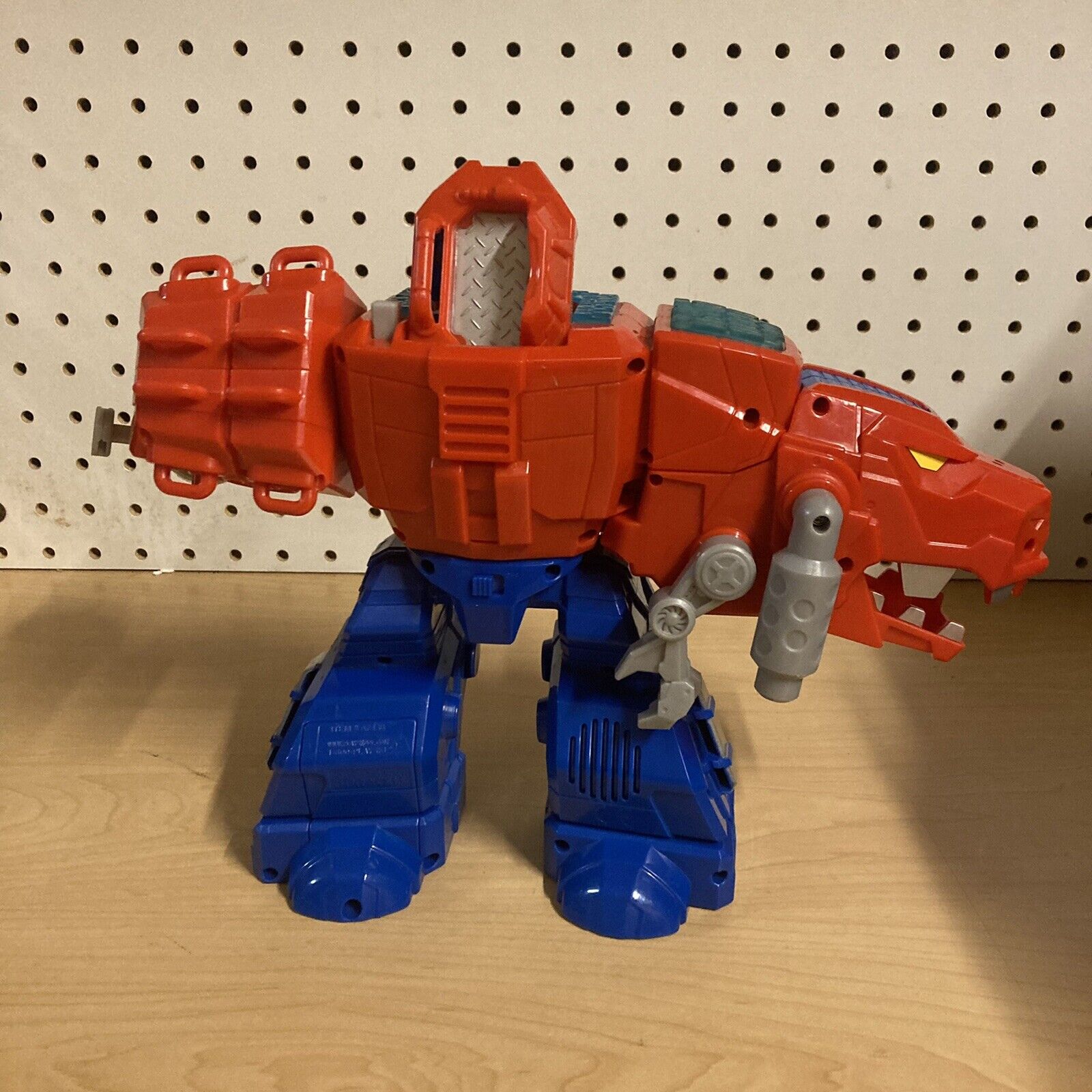 Transformers Rescue Bots Optimus Prime T-Rex Dinosaur 9